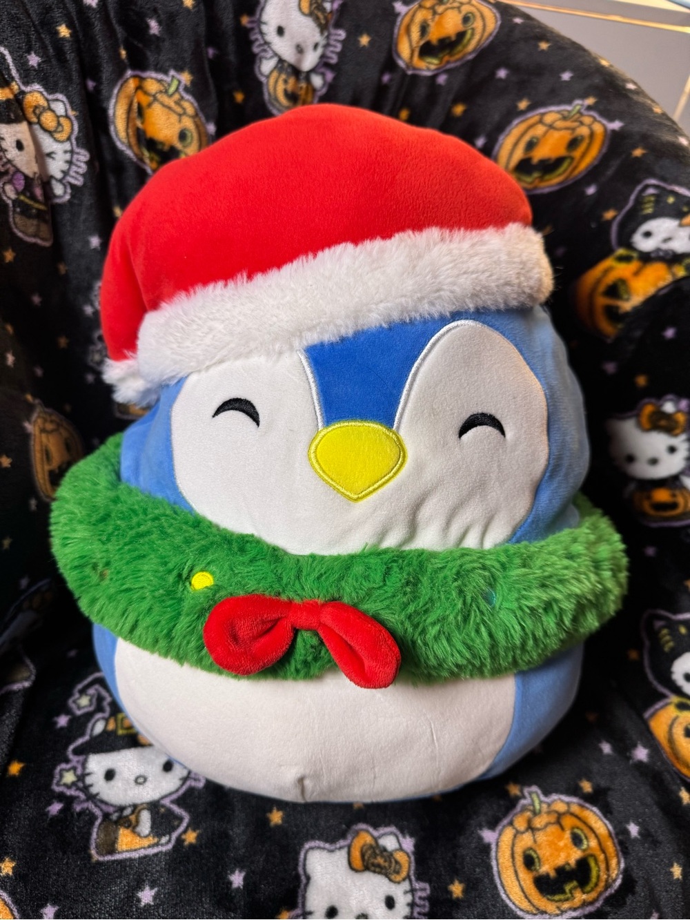 Squishmallows 10" Puff The Penguin Christmas Plush -